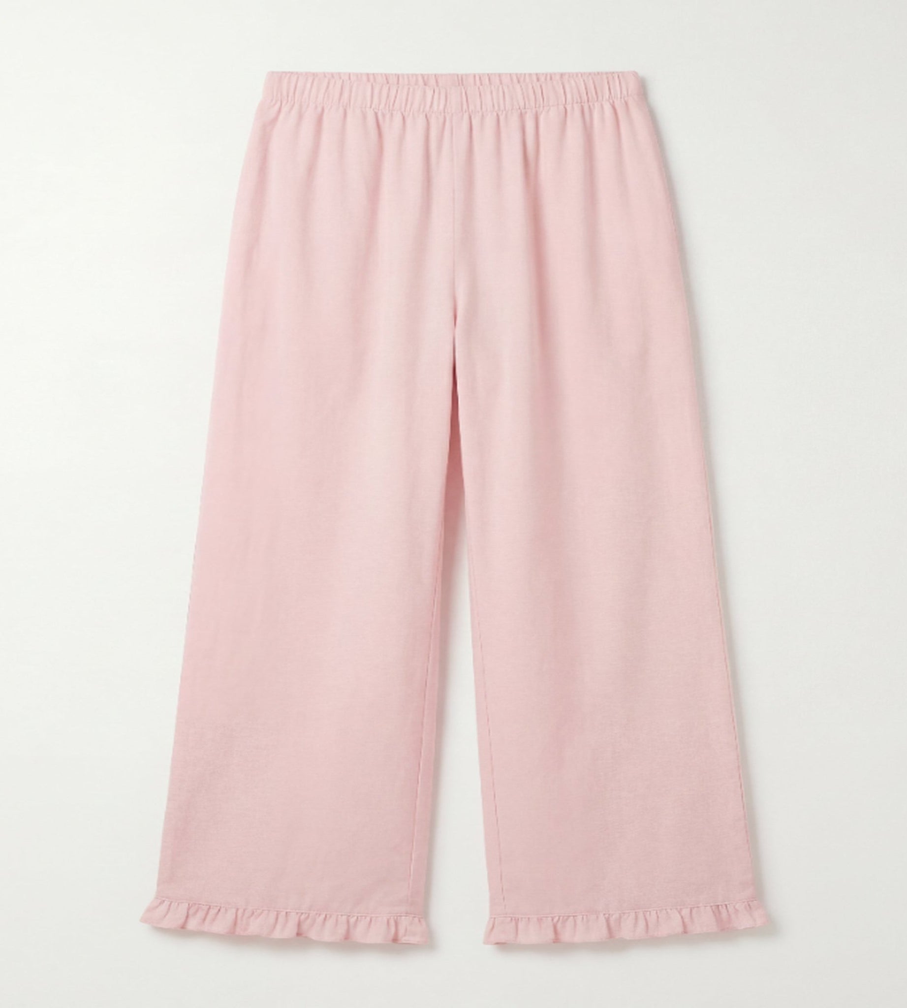 100% Cotton Pink Ruffle Pants For Kids - shopaleena