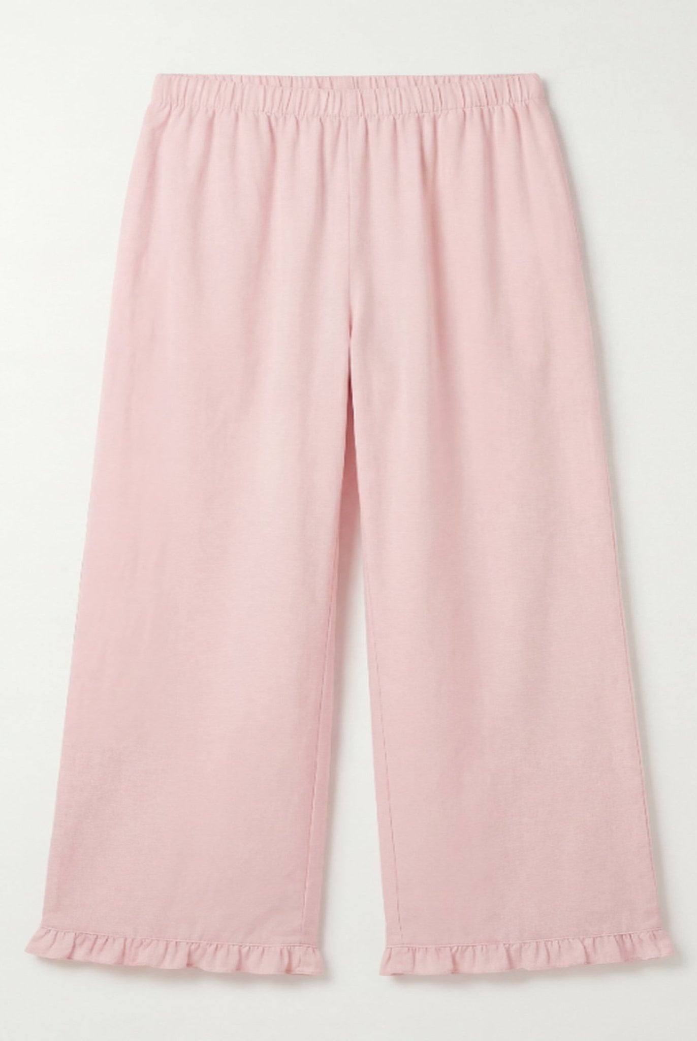 100% Cotton Pink Ruffle Pants For Kids - shopaleena