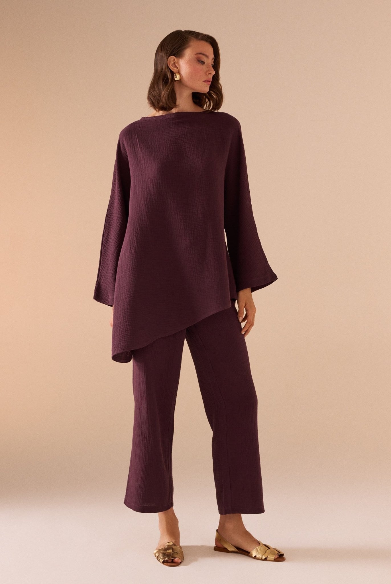 Asymmetric Cut Top - shopaleena