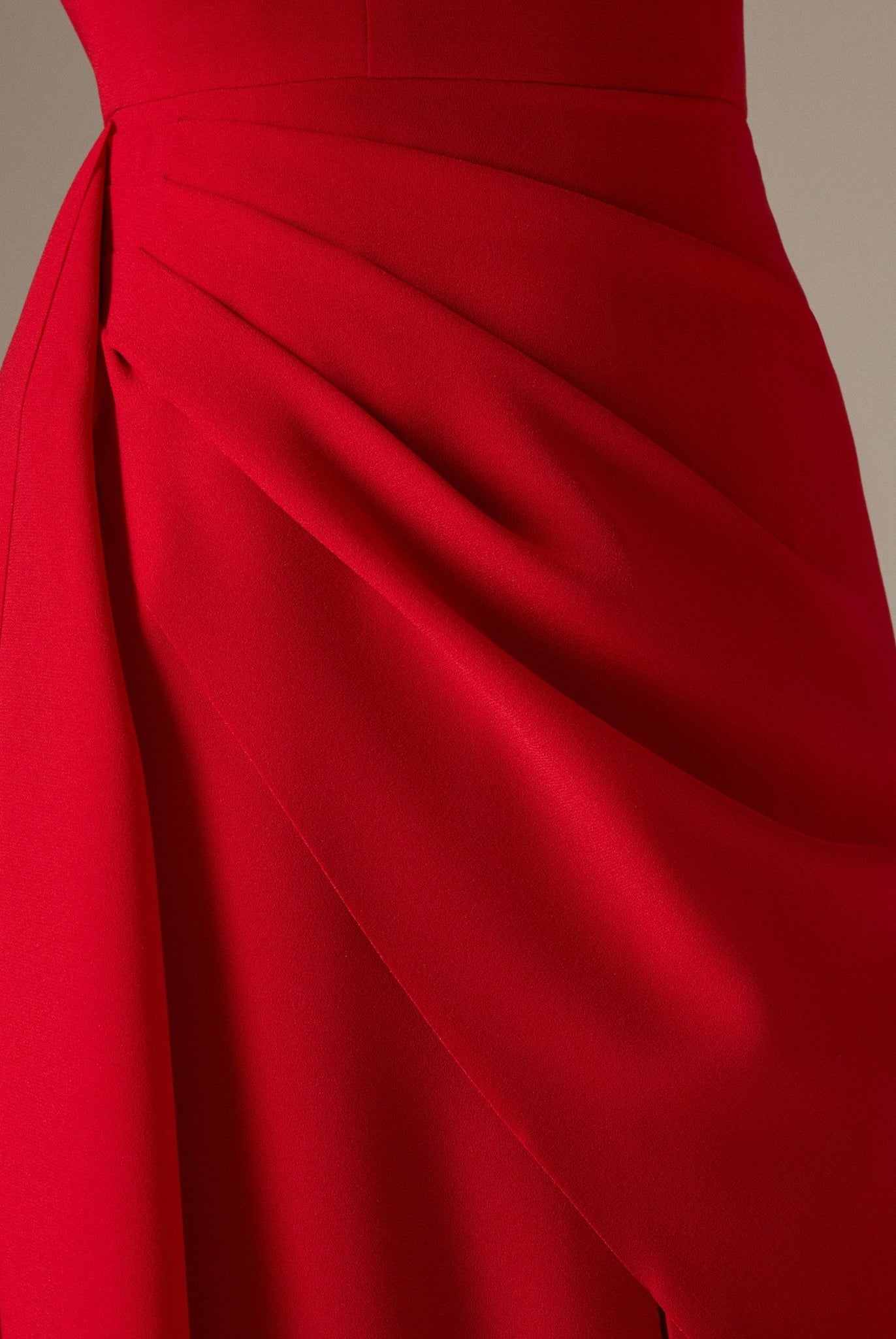 Asymmetric neck sleeveless Midi Dress - shopaleena