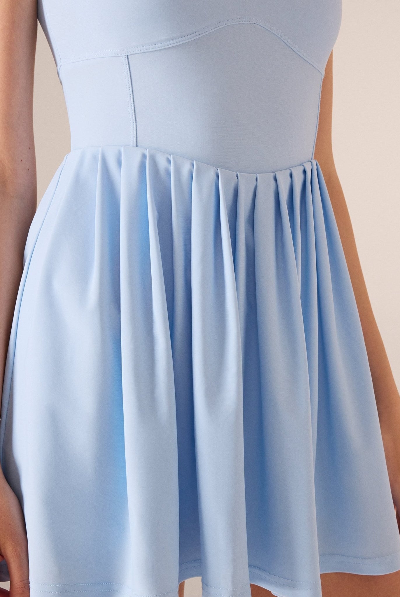 Baby Blue Swim Dress - shopaleena