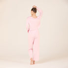Bamboo Wide Leg Elastic Waist Pants - shopaleena