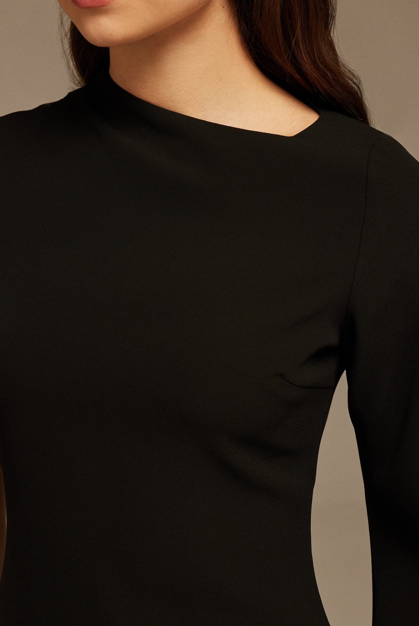 Black One Sleeve Maxi Dress - shopaleena