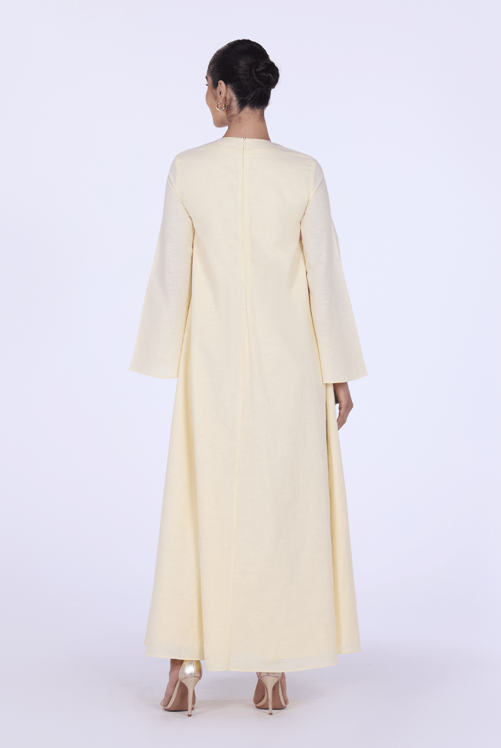 Blend Set with Gathered Details and Wide Leg Pants - shopaleena