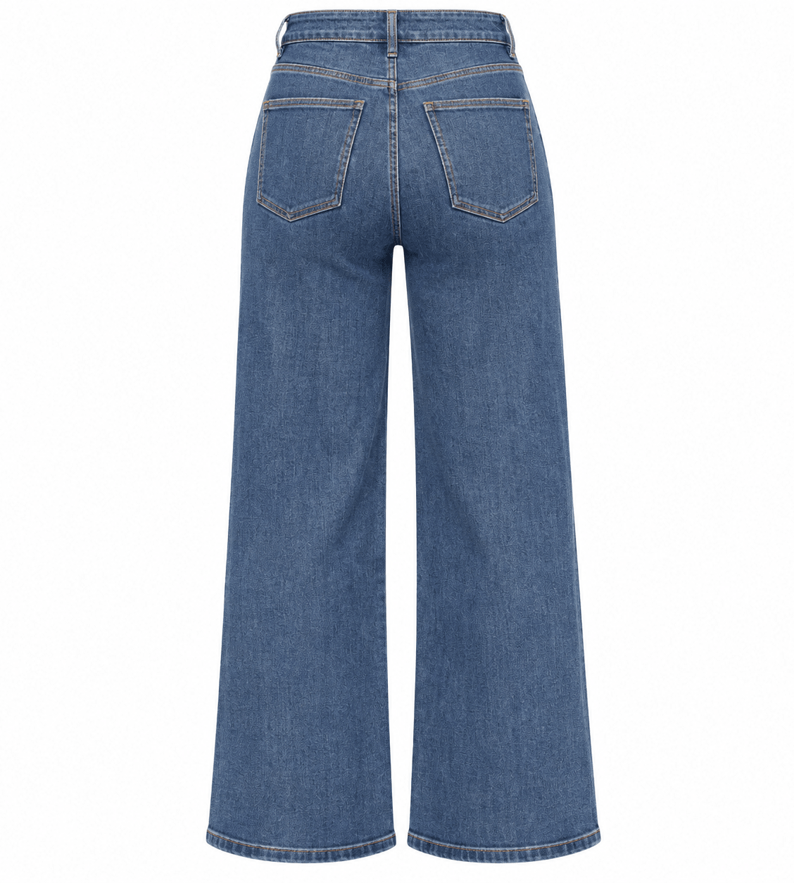 Blue Wide Leg Jeans - shopaleena
