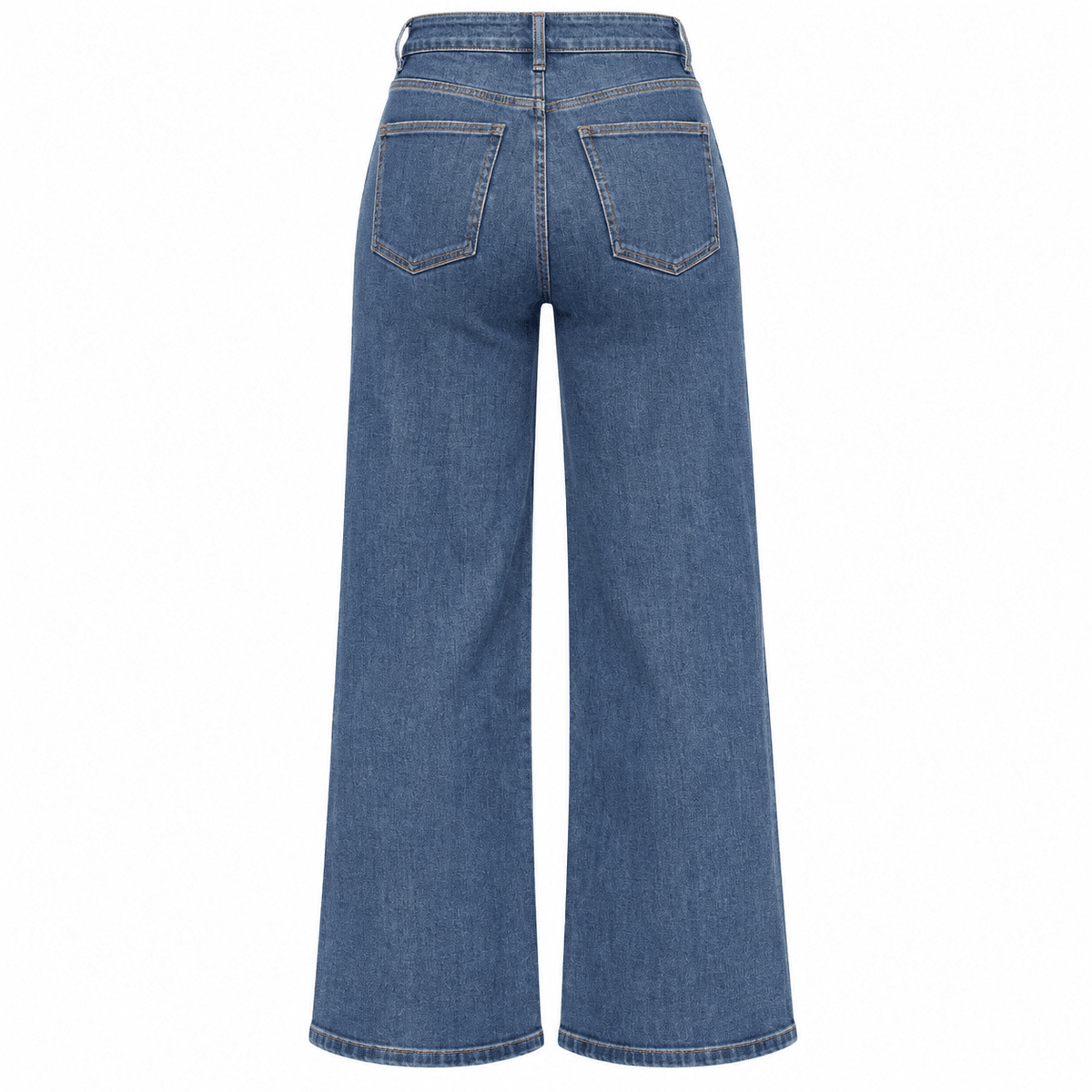Blue Wide Leg Jeans - shopaleena