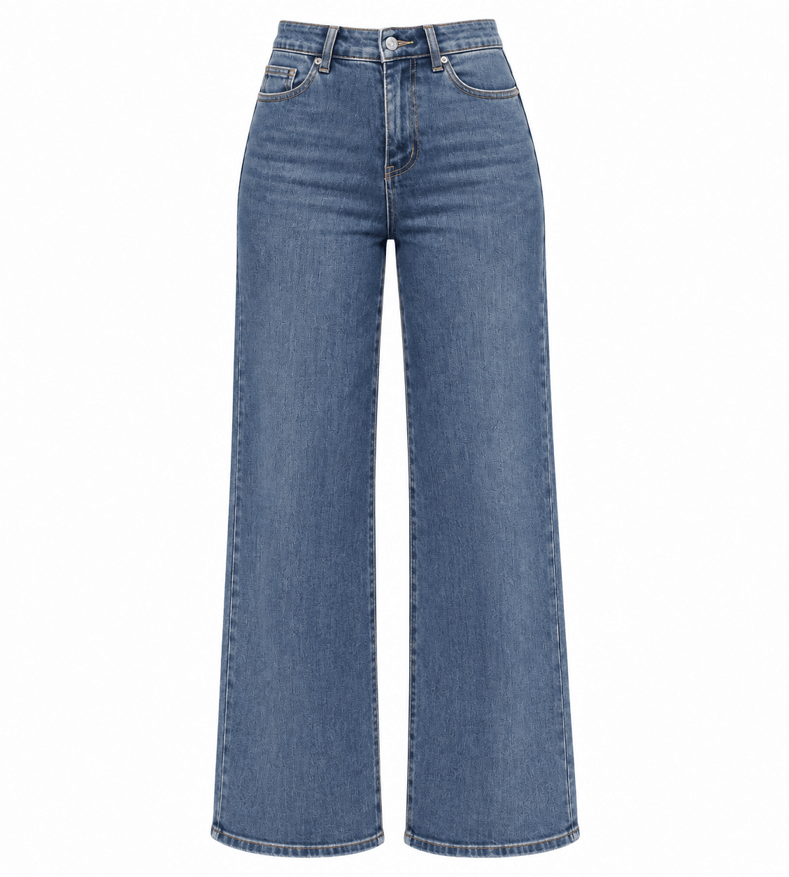 Blue Wide Leg Jeans - shopaleena