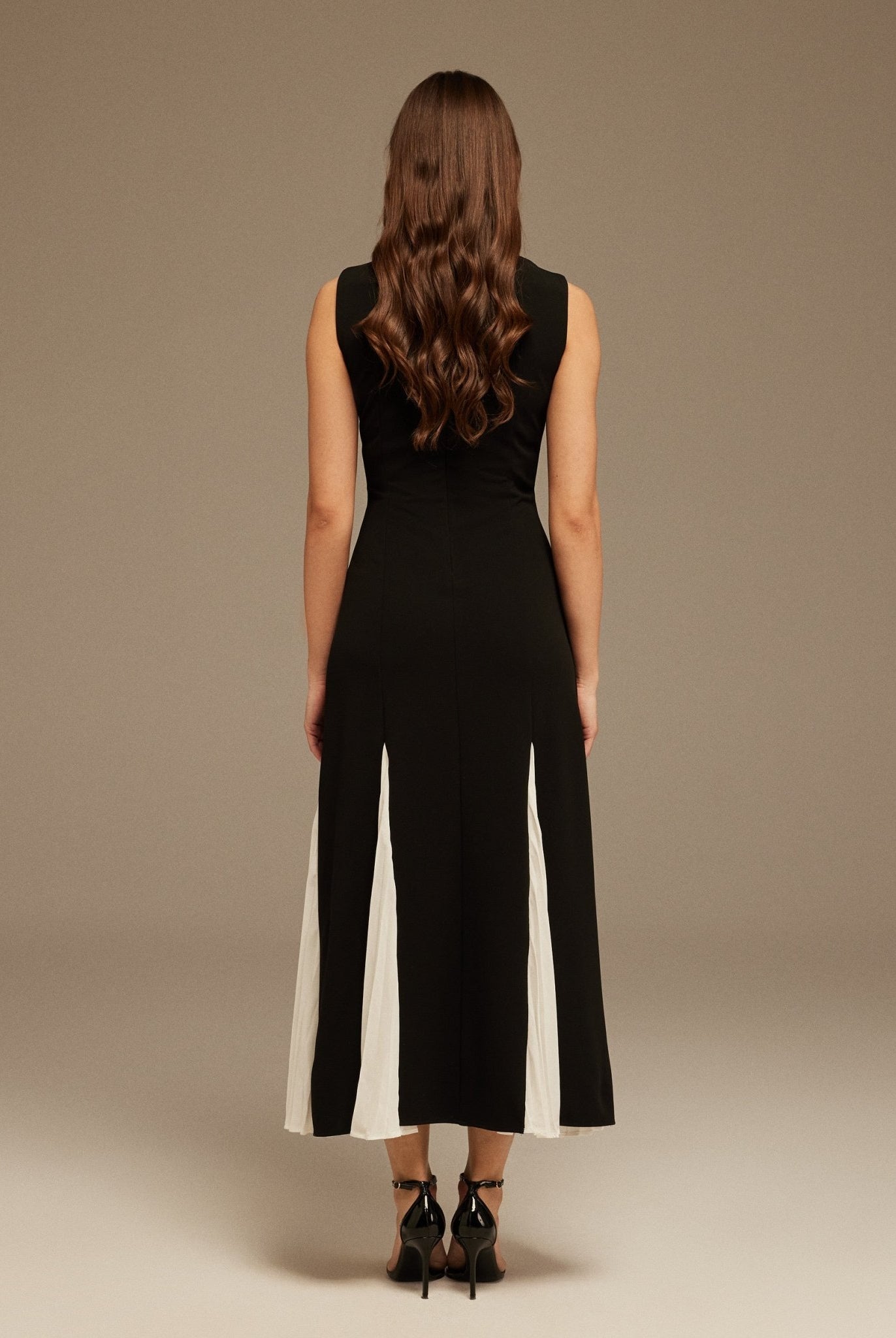 Boat Neckline Long Dress - shopaleena