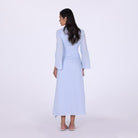 Buttoned Wrap Shirt Dress - shopaleena