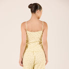 Cotton Adjustable Spaghetti Strap Top - shopaleena