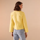 Cotton Blended Shirt With Tie Straps - shopaleena