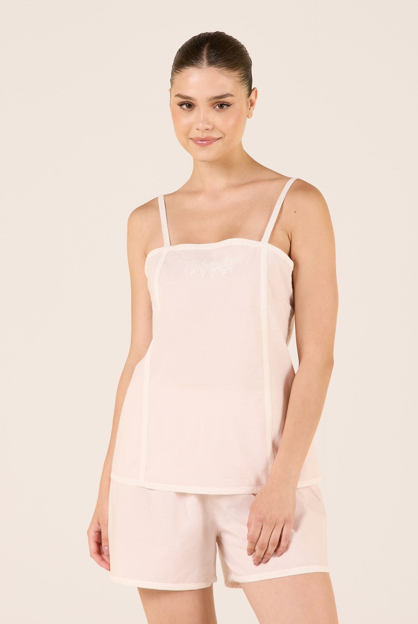 Cotton Crochet Lace Trim Shorts - shopaleena