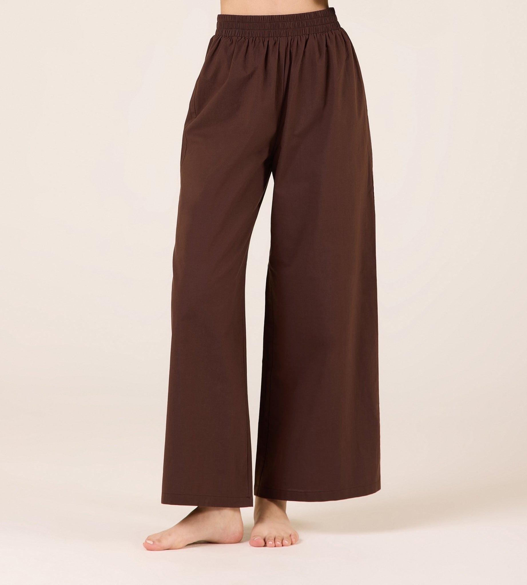 Cotton Floral Print Wide Leg Pants - shopaleena