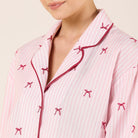 Cotton Poplin Shirt in Bow - shopaleena