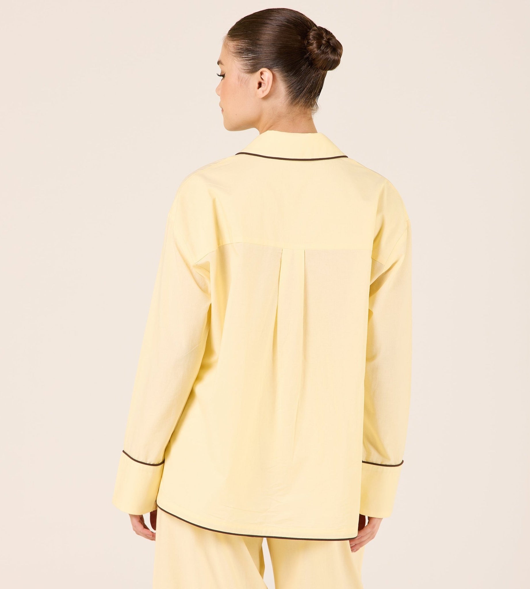 Cotton Shirt with Front Bows - shopaleena