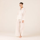 Cotton Shirt with Ribbon Details - shopaleena