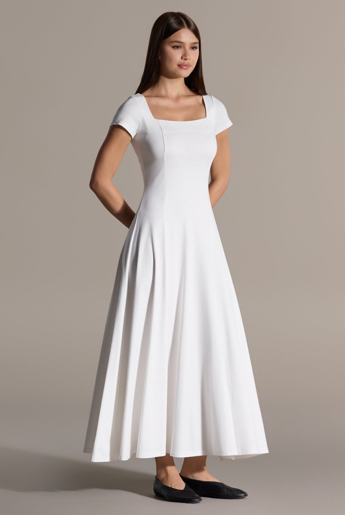 Cotton Under Abaya Dress - shopaleena