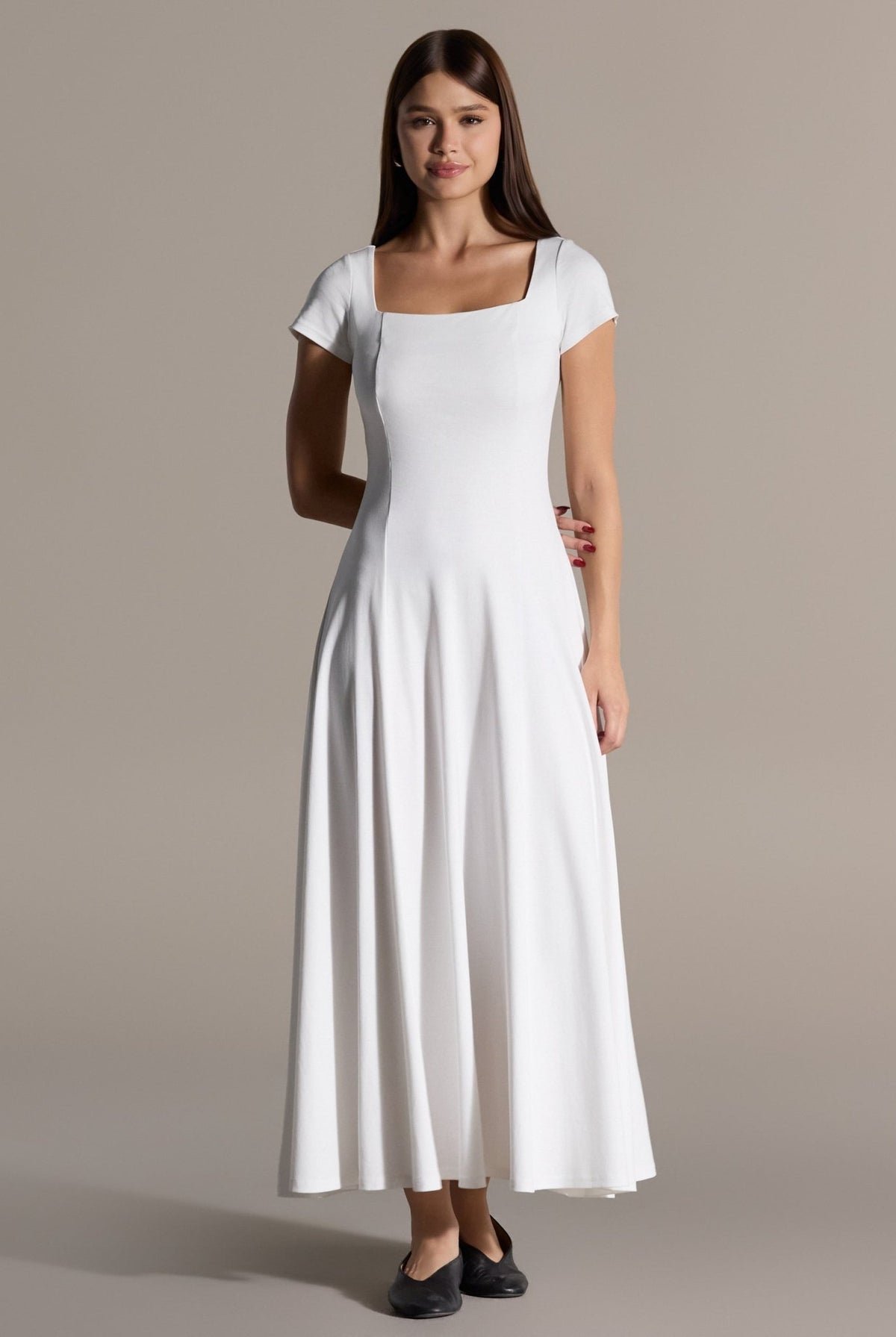 Cotton Under Abaya Dress - shopaleena