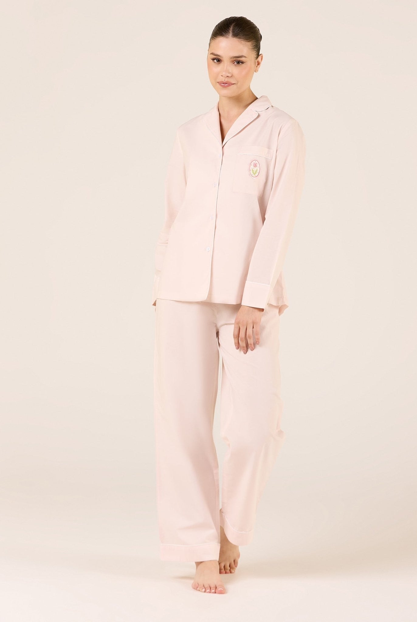 Cotton Wide Leg Elastic Waist Pants - shopaleena