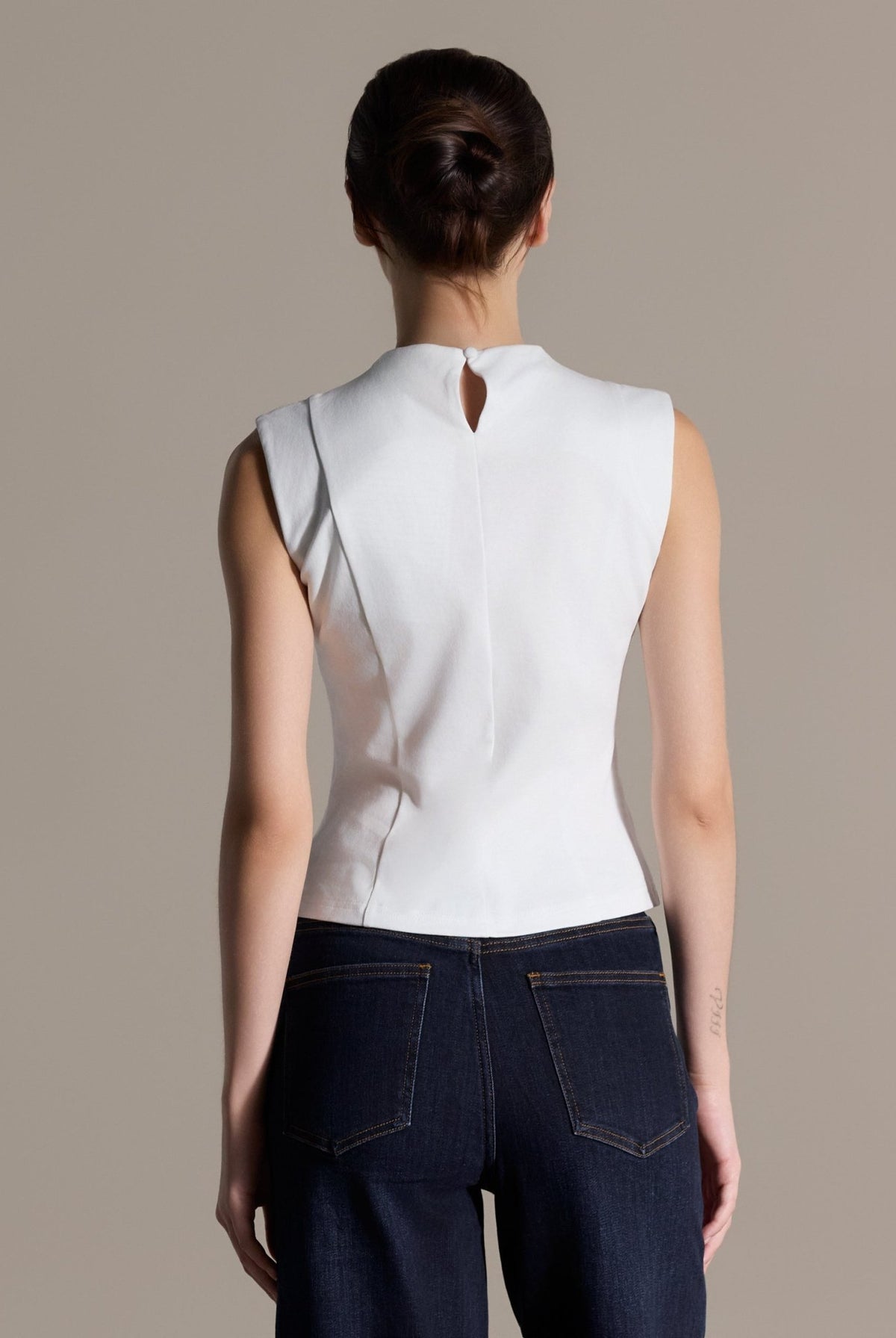 Crew Neck Cotton Top - shopaleena
