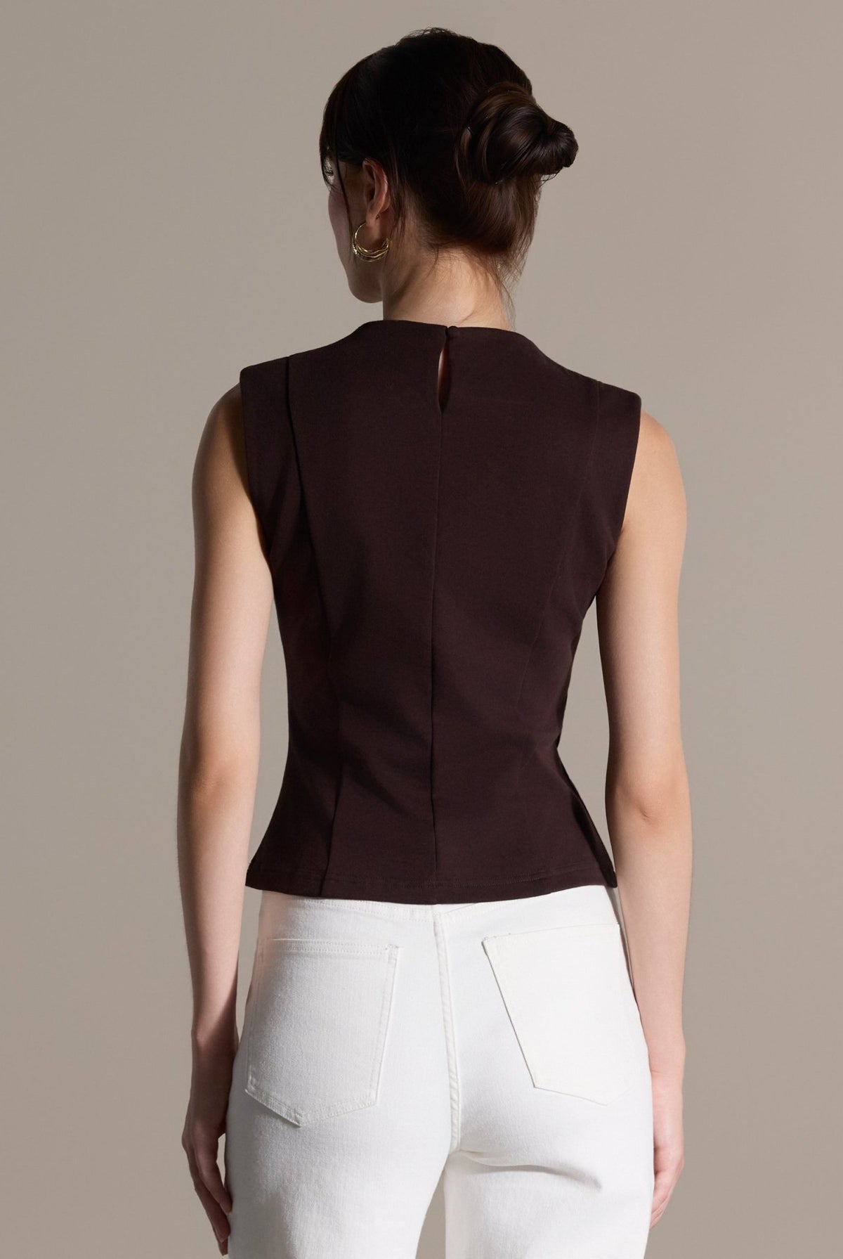 Crew Neck Cotton Top - shopaleena