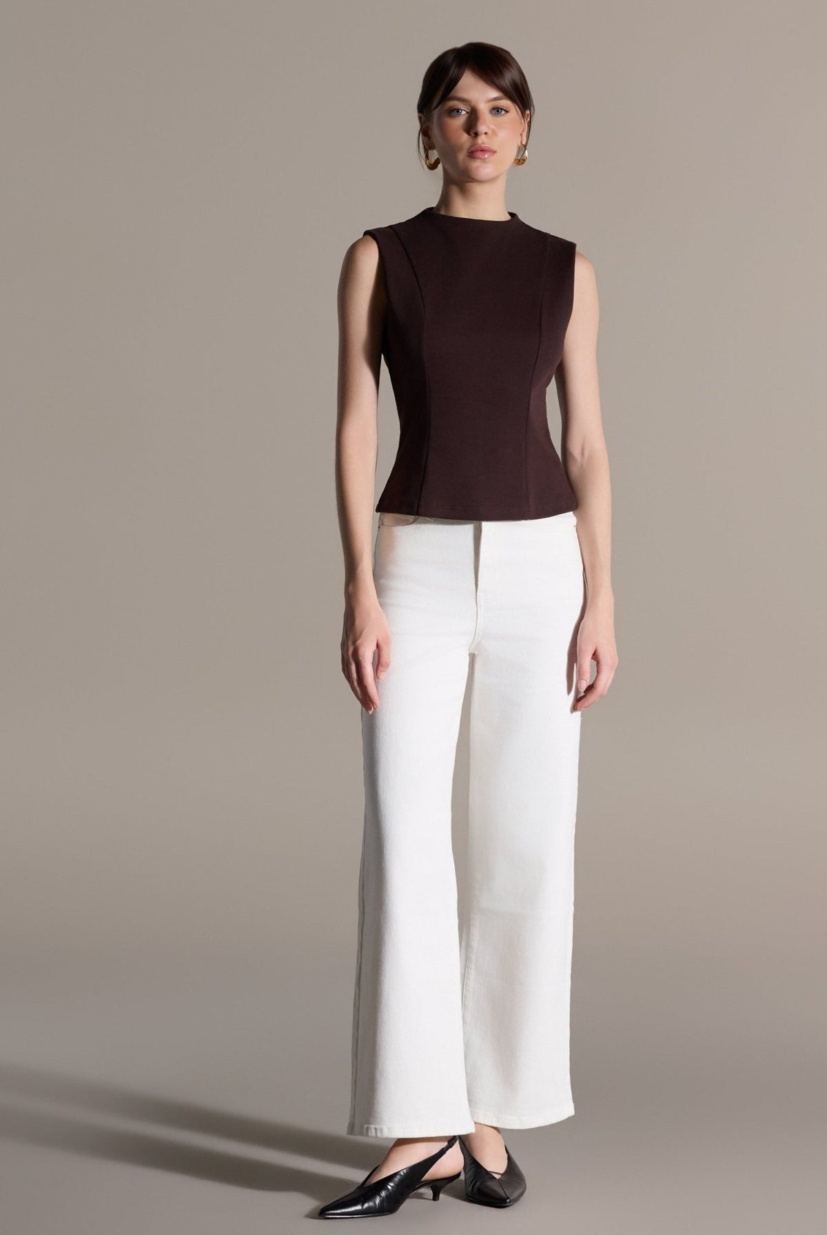 Crew Neck Cotton Top - shopaleena