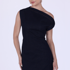 Dropped Shoulder Midi Dress - shopaleena