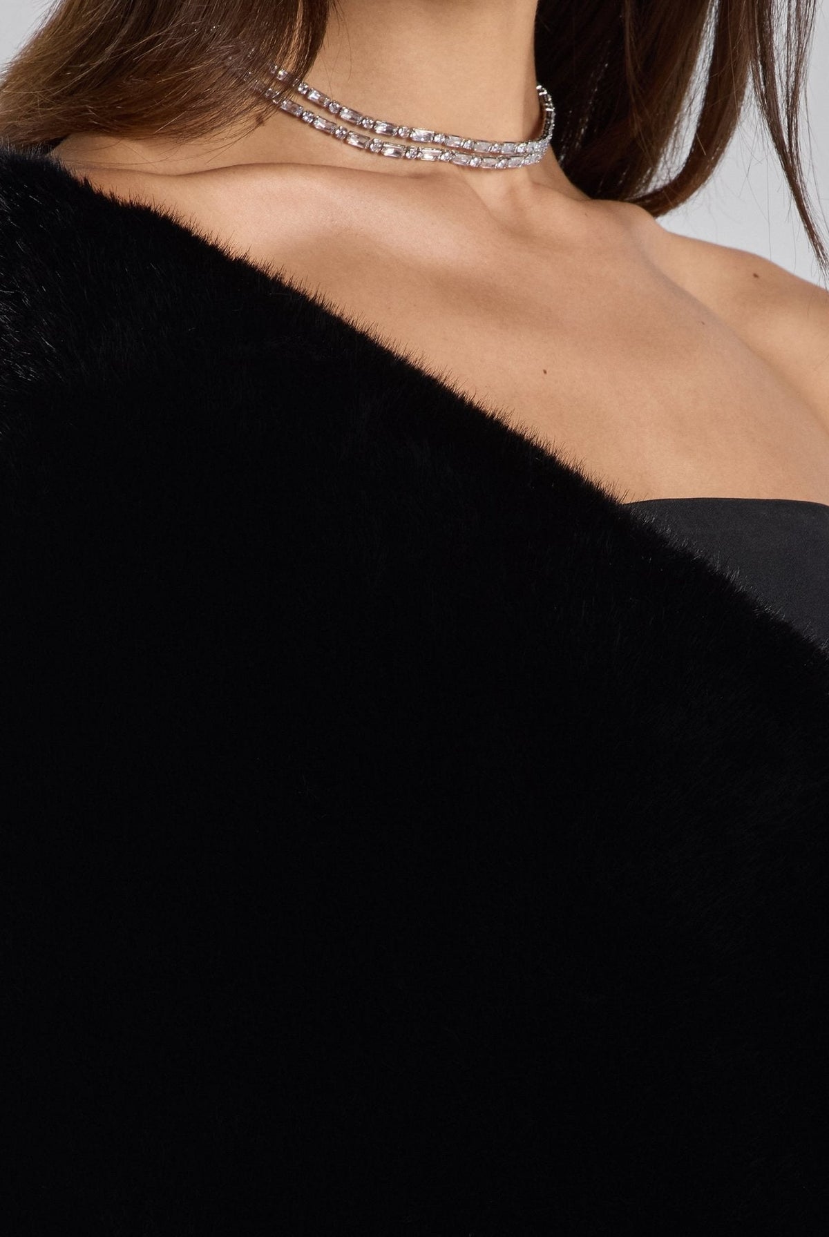 Faux Mink Fur Shawl - shopaleena