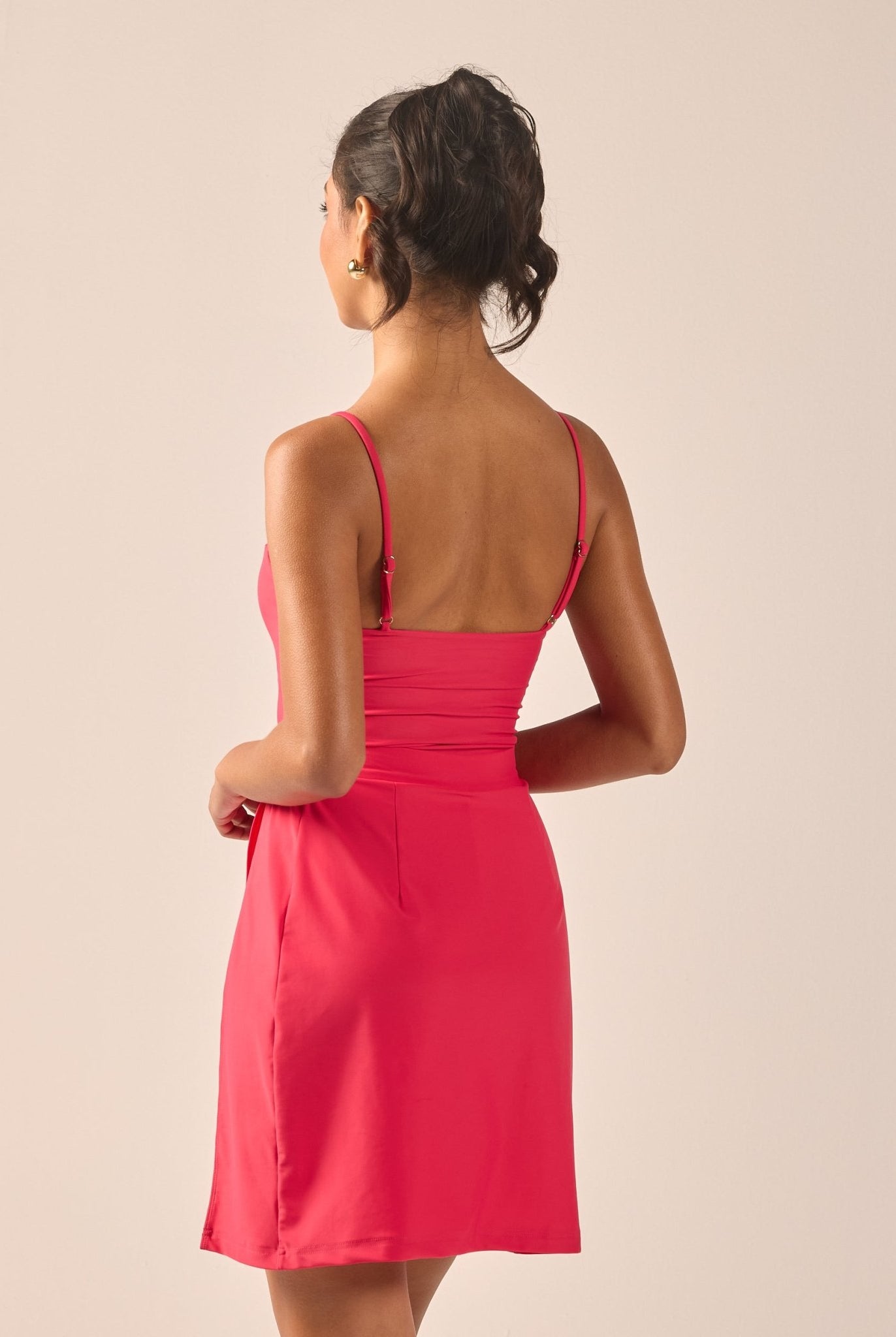 Fuchsia Straight Swim Skirt - shopaleena