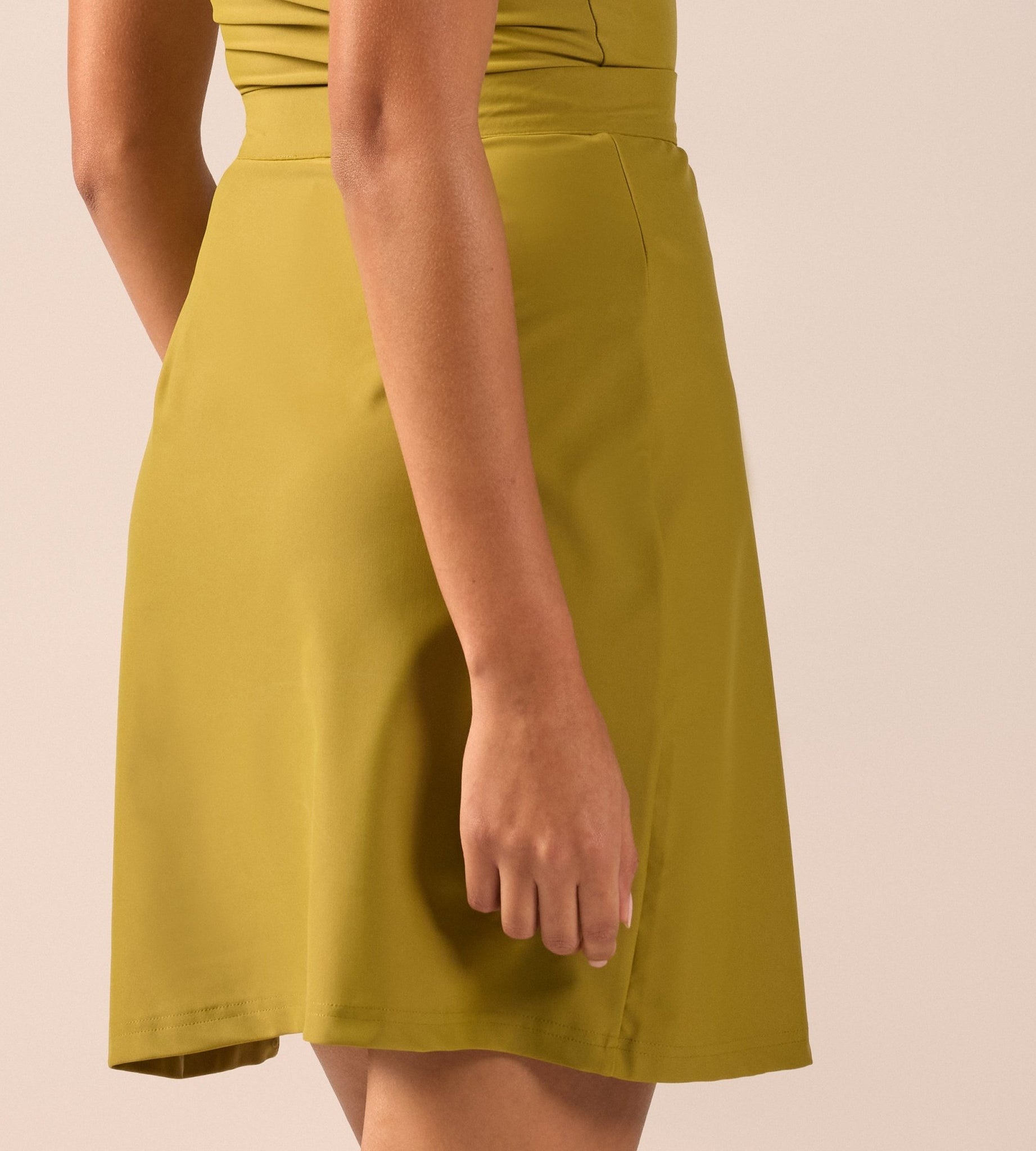 Green Straight Swim Skirt - shopaleena