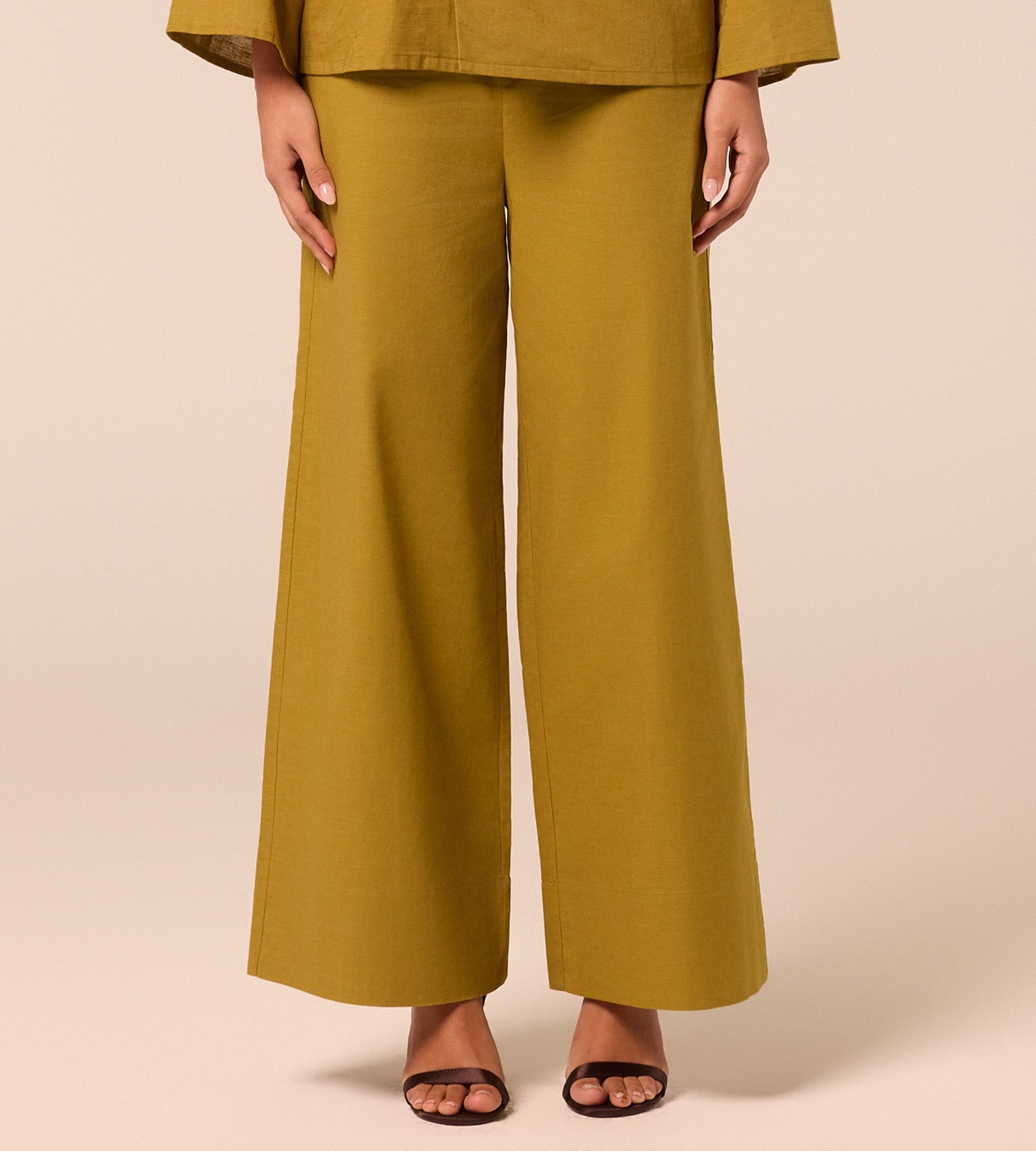 Green Wide Leg Pants - shopaleena
