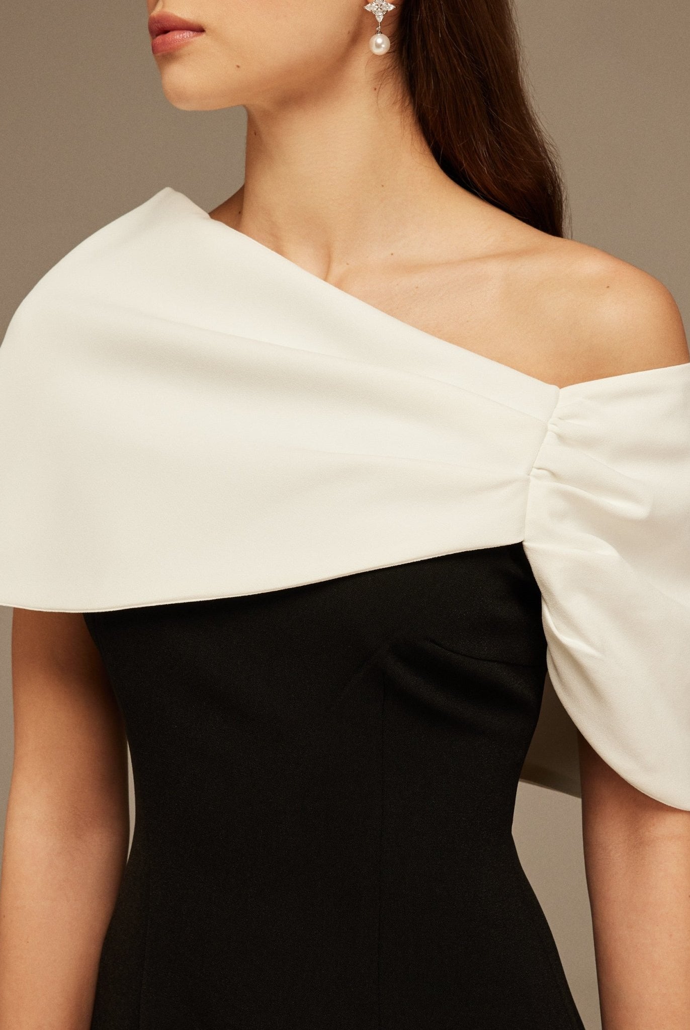 High Bare Shoulder Maxi Dress - shopaleena