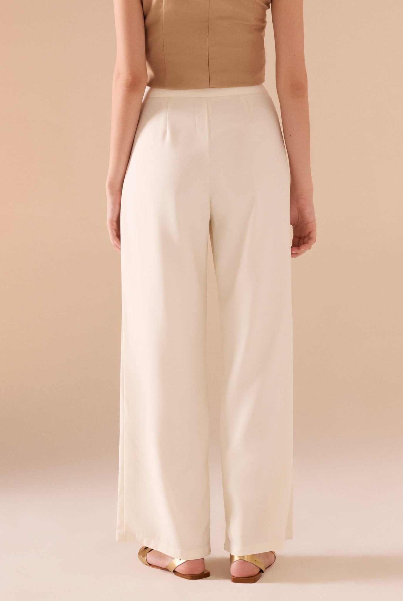 High Waist Pleated Trouser - shopaleena
