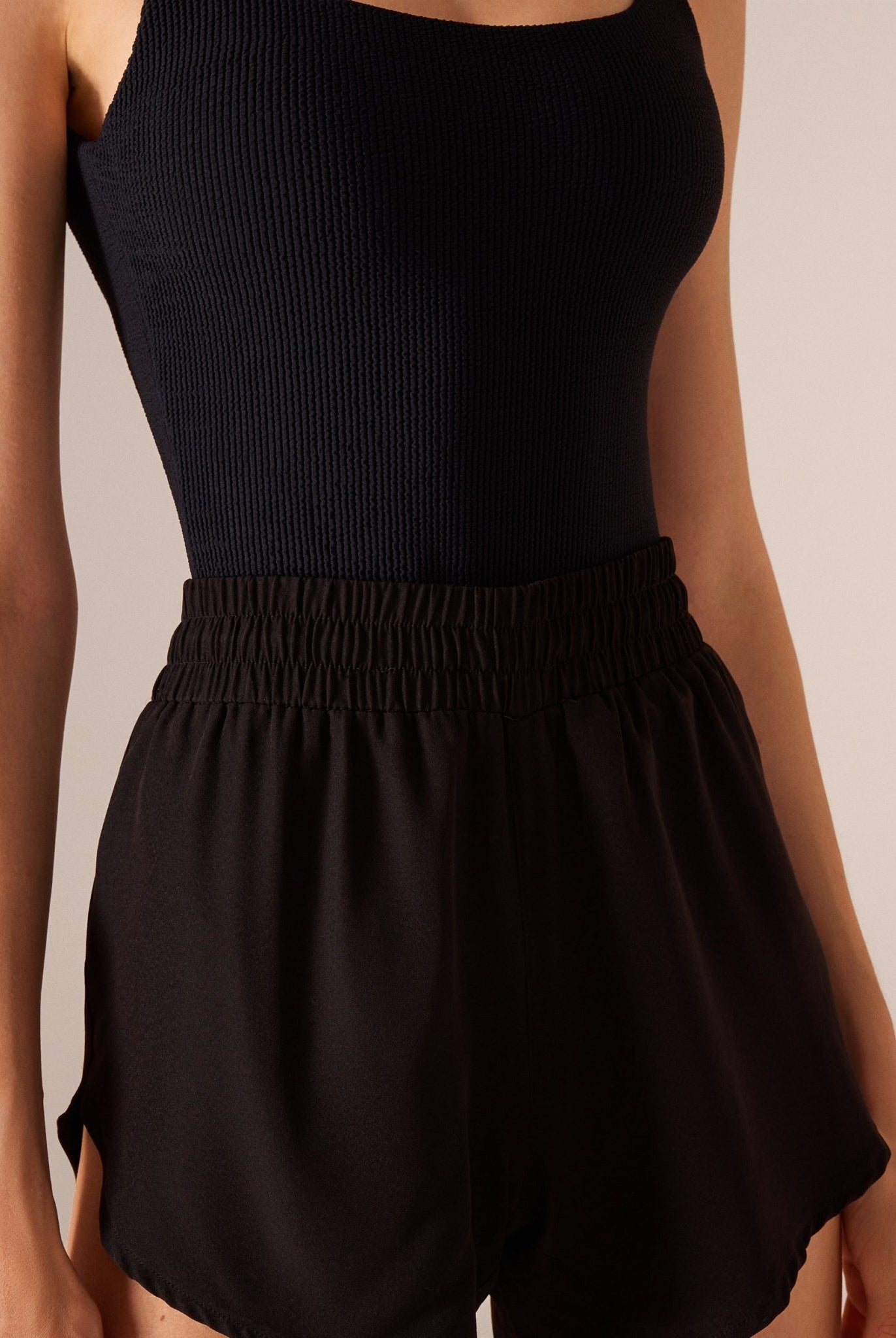 High Waist Swim Short - shopaleena