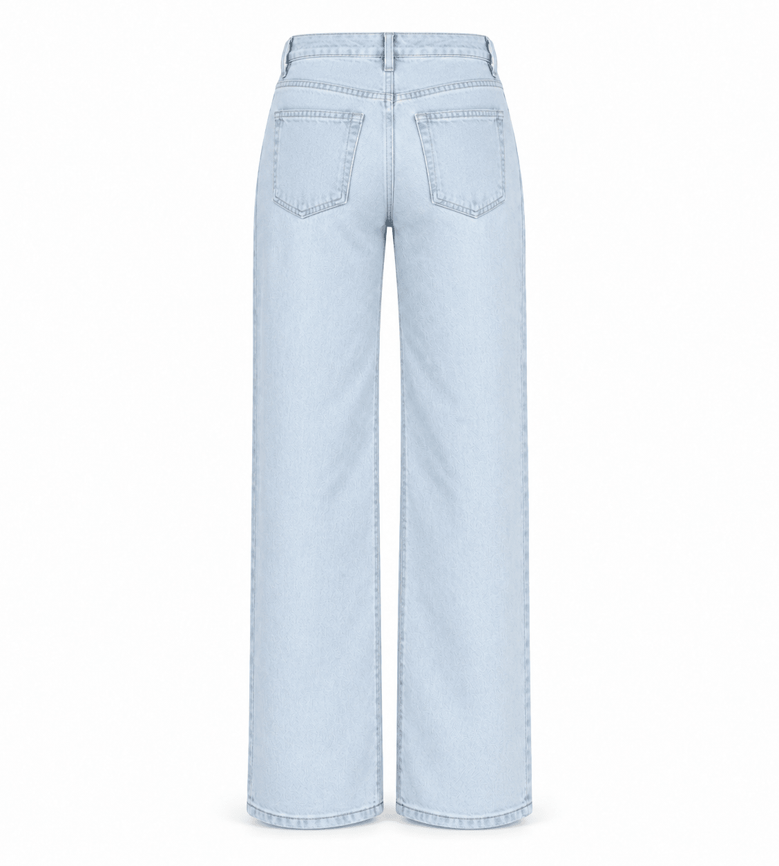 High Waisted Light Blue Wide Leg Jeans - shopaleena
