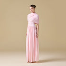 Jersey Draped Maxi Dress - shopaleena