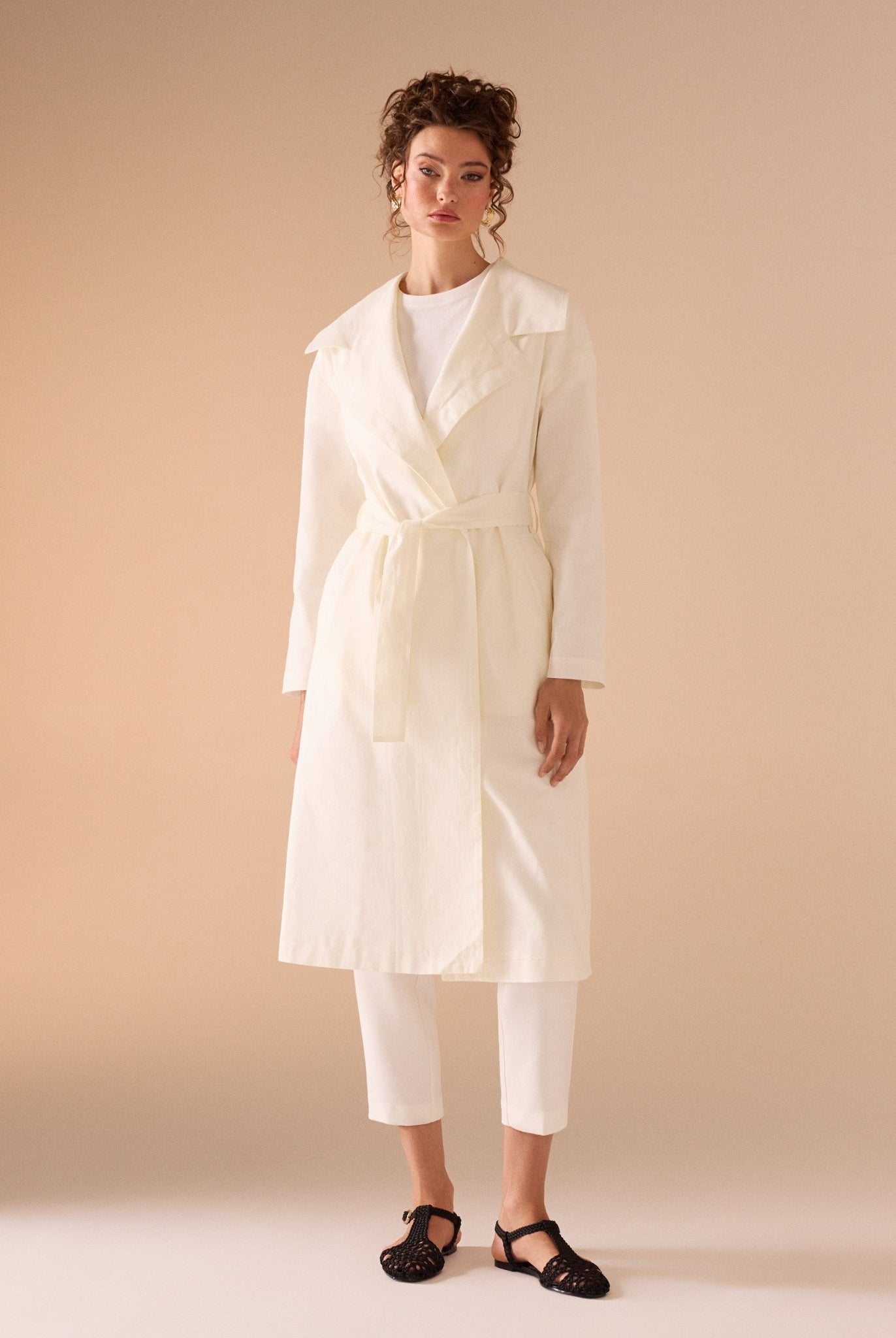 Light Trench Coat - shopaleena