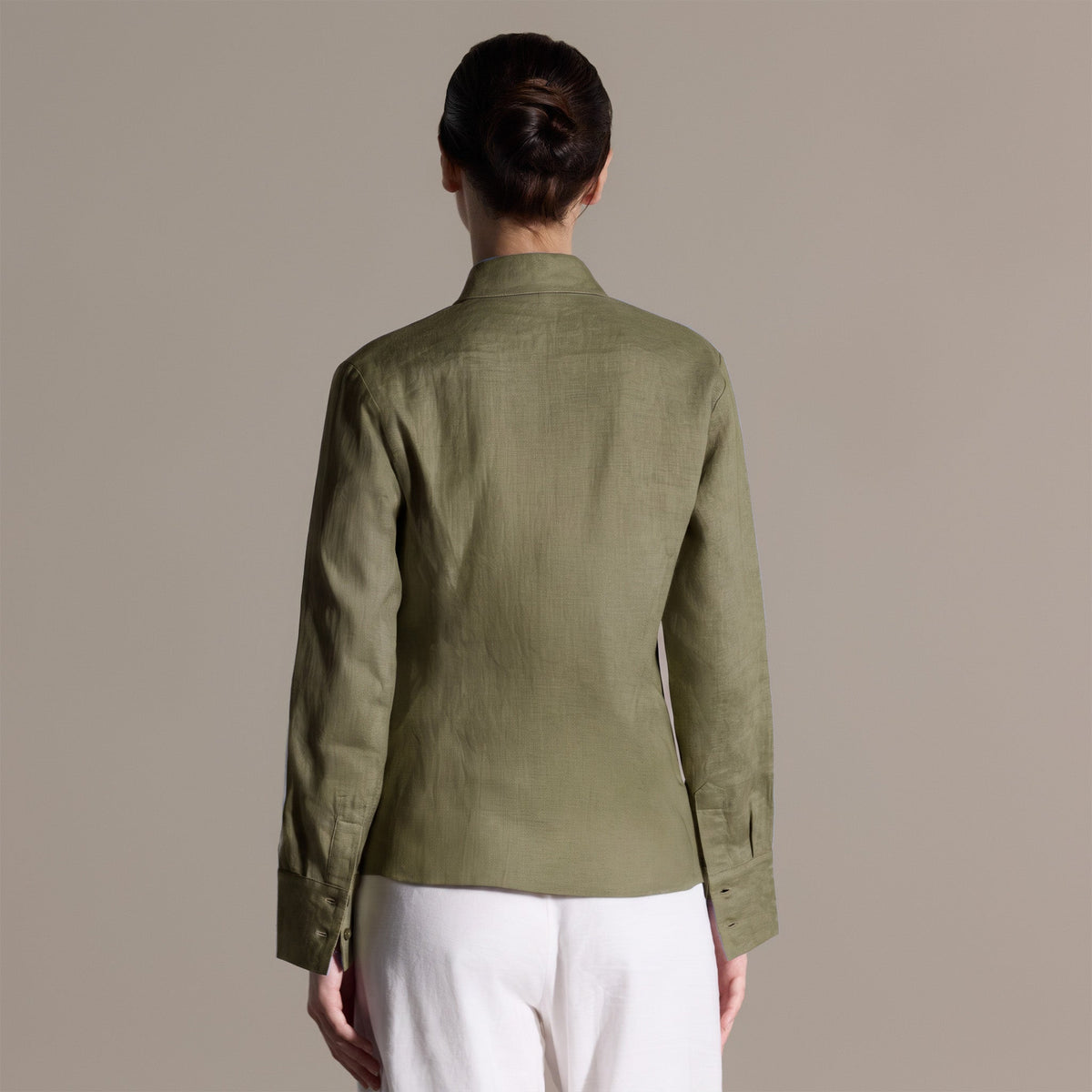 Linen Classic Shirt - shopaleena