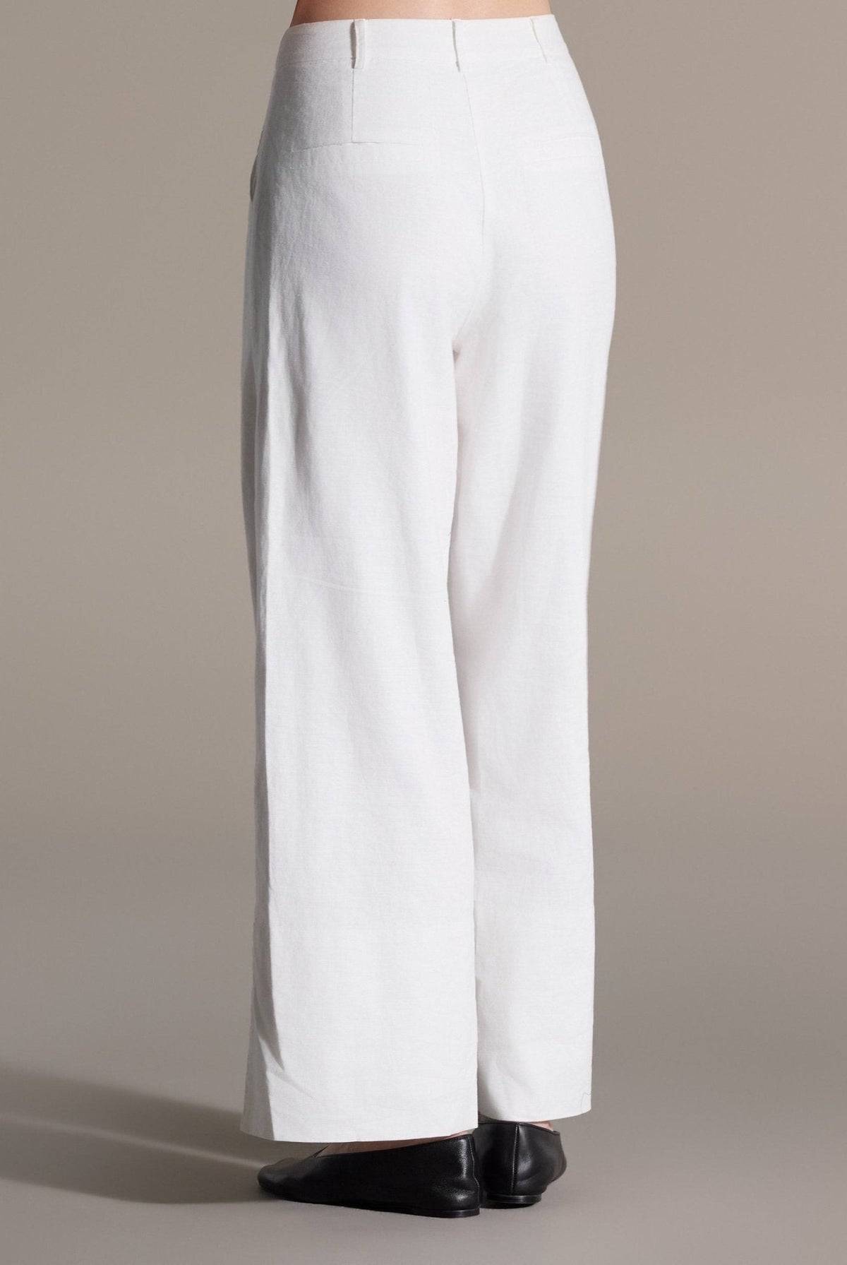 Linen Straight Leg Pants - shopaleena