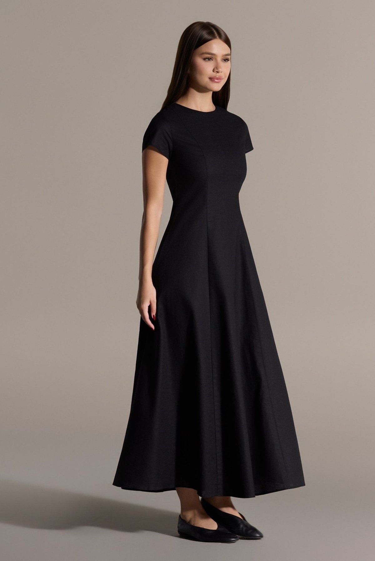 Linen Under Abaya Dress - shopaleena