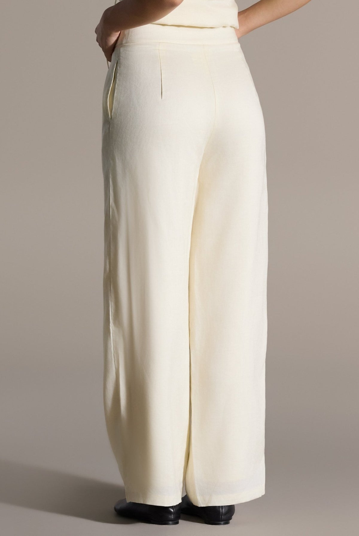 Linen Wide Leg Pants - shopaleena