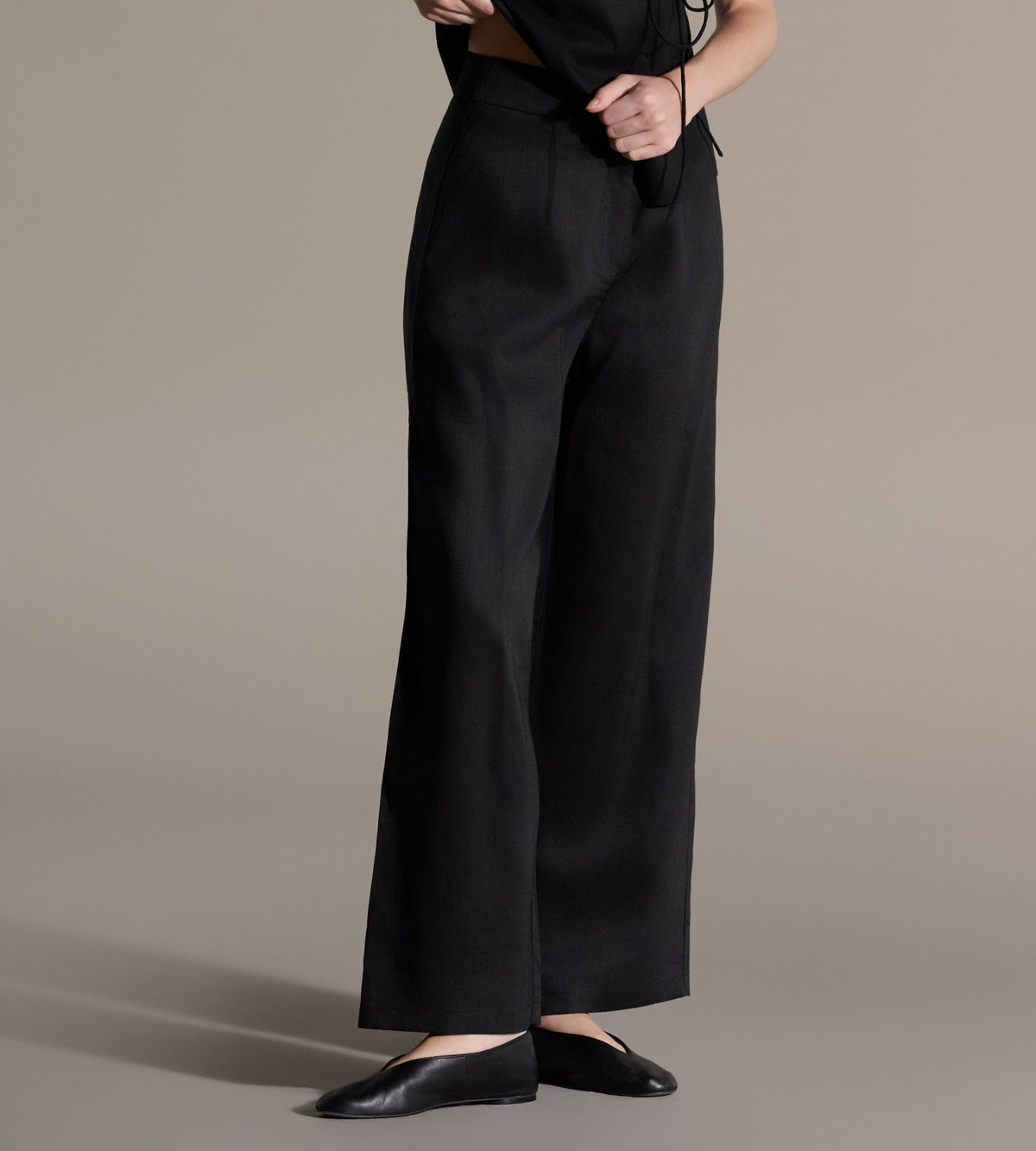 Linen Wide Leg Pants - shopaleena