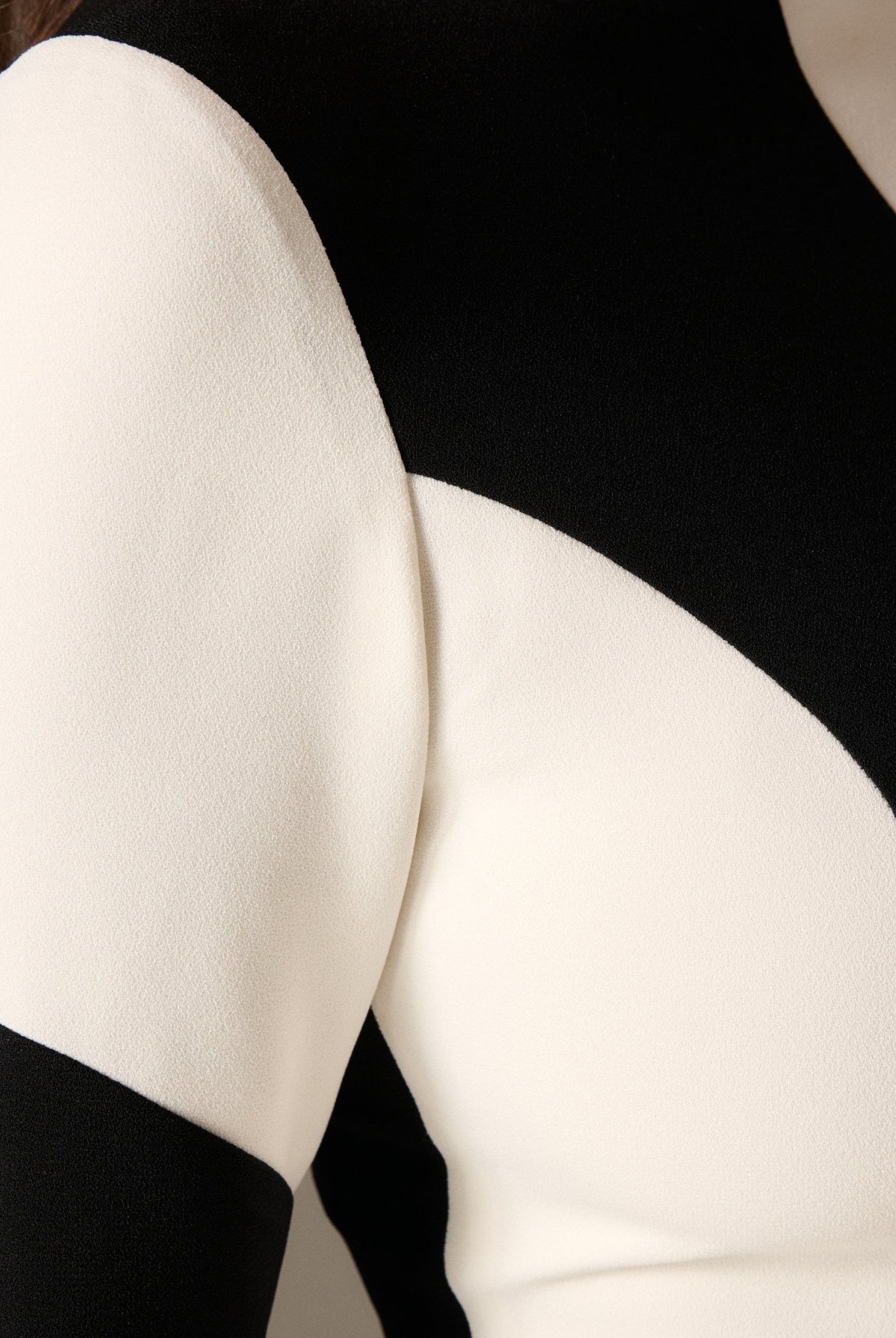 Long Flared Sleeve Midi Crepe dress - shopaleena