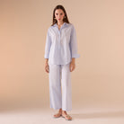 Long sleeve oversize poplin shirt - shopaleena