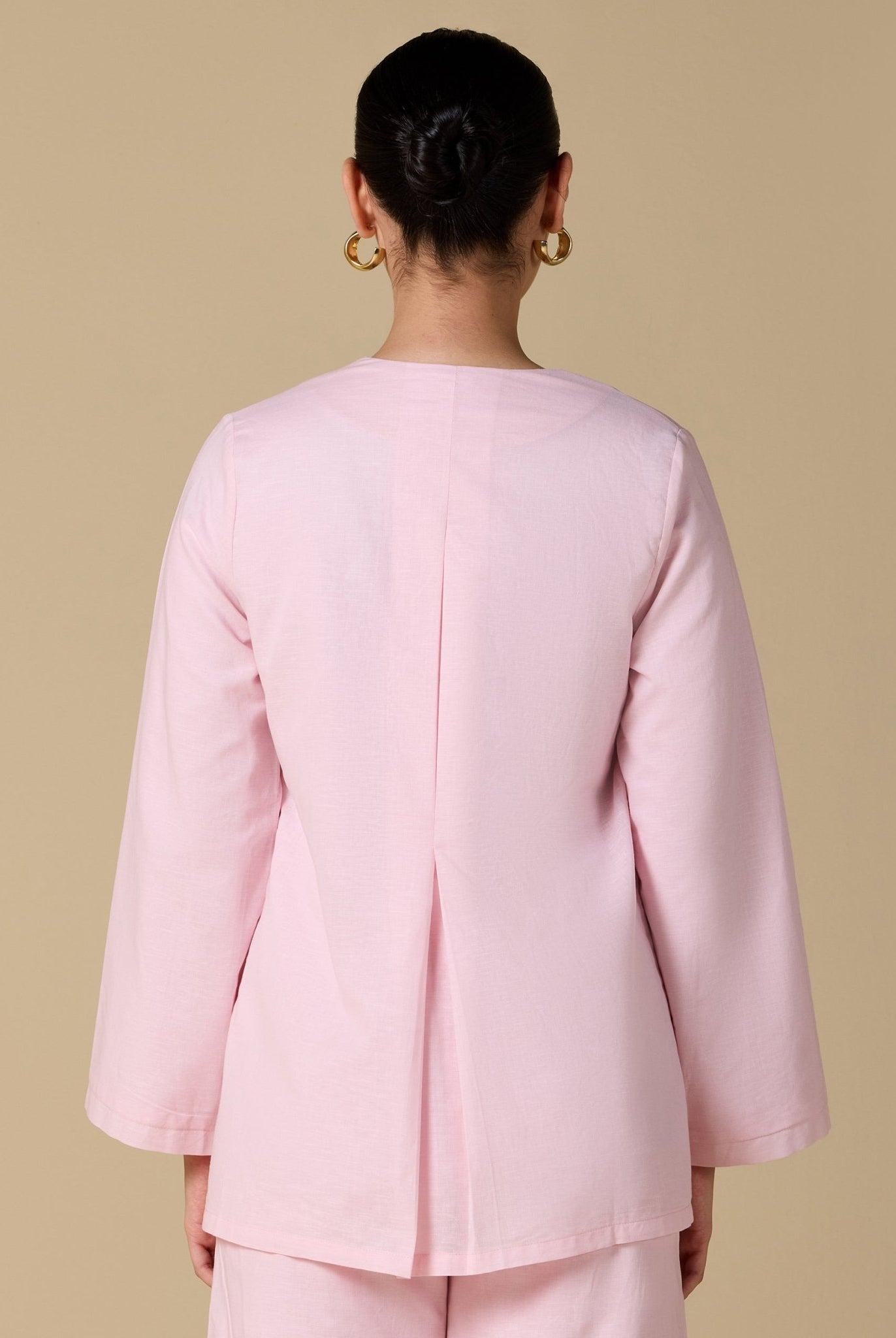 Long sleeves Wrapped Top - shopaleena