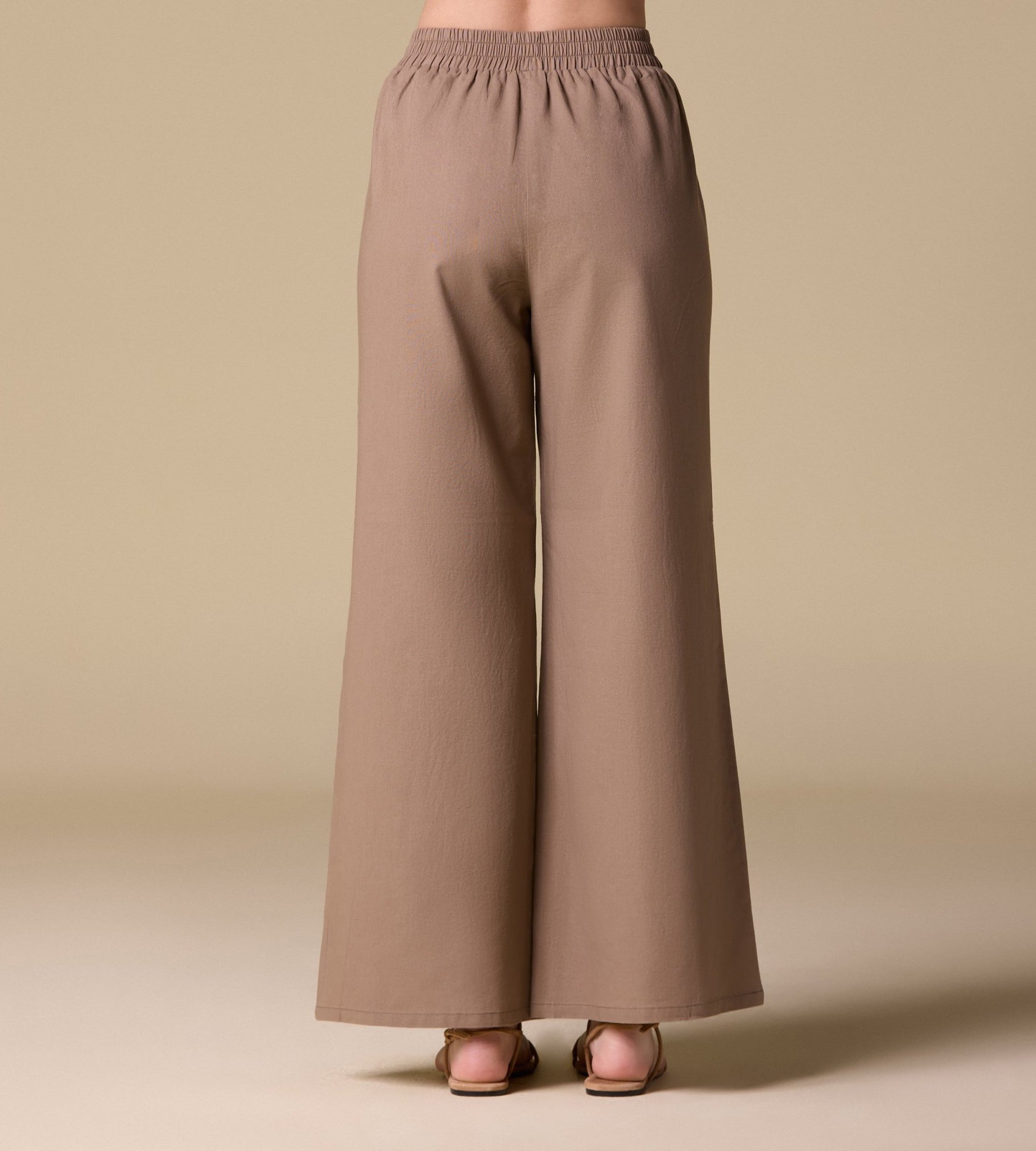 Loose Fit Drawstring Cord Cord Pants - shopaleena