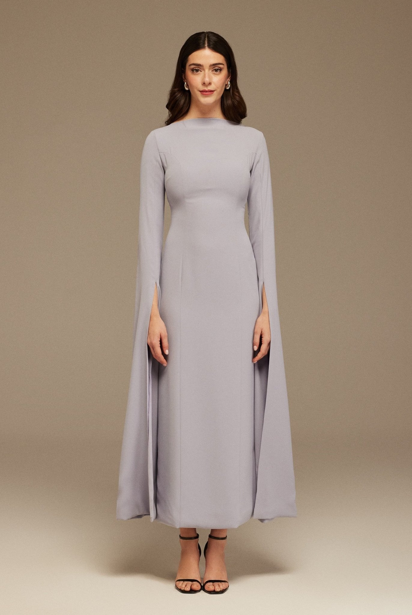 Maxi Flared Sleeve Maxi Dress - shopaleena