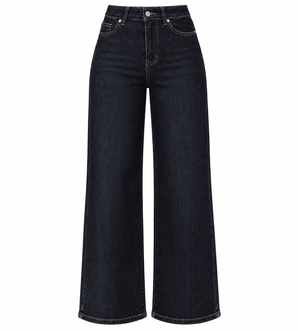 Navy Blue Wide Leg Jeans - shopaleena