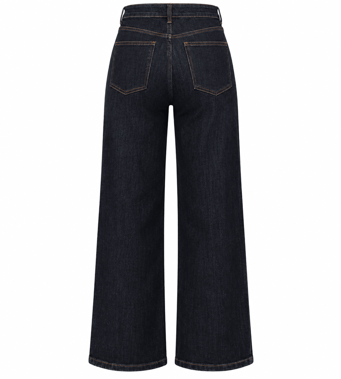 Navy Blue Wide Leg Jeans - shopaleena