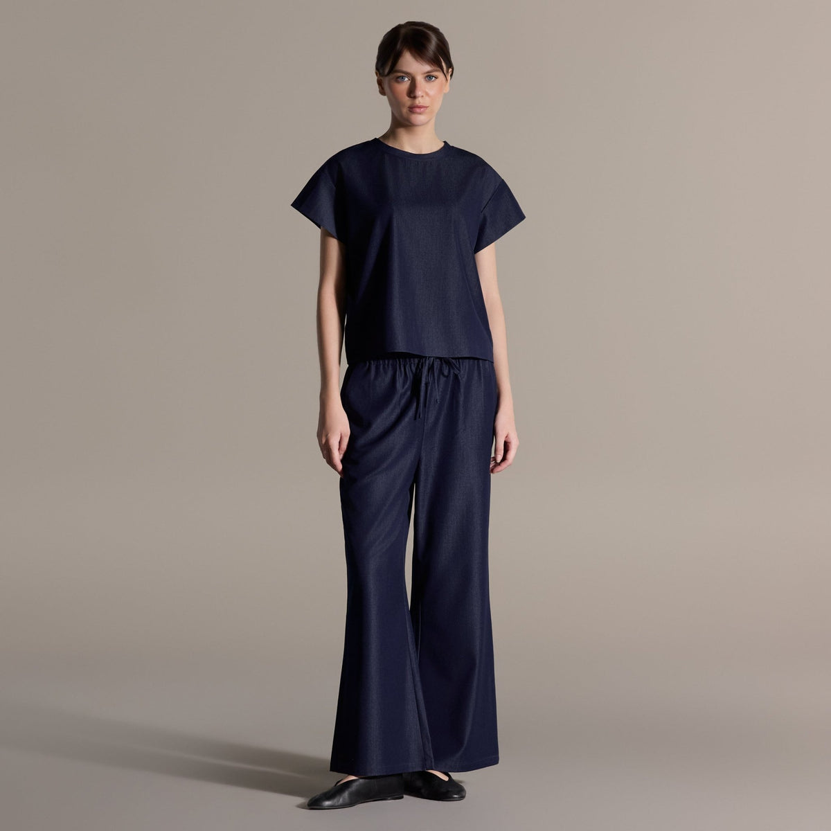 Navy Relaxed Fit T-Shirt - shopaleena